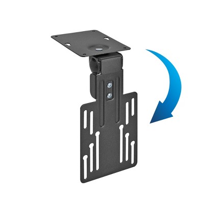 Mount-It! Kitchen Under Cabinet Mount TV Ceiling Mount Folding Bracket, 90 Degree Tilt, Fold Down, Swivel for 13 to 23 inch LCD, TV, LED, Monitor