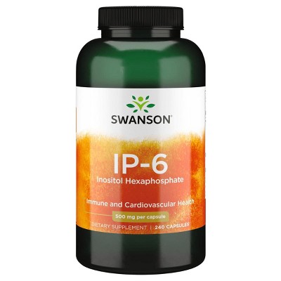 Swanson Dietary Supplements Ip-6 Inositol Hexaphosphate 240 Caps