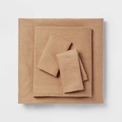 Easy Care Cotton Blend Sateen Sheet Set - Room Essentials™