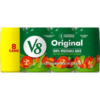 V8 Original 100% Vegetable Juice - 8pk/5.5 fl oz Cans