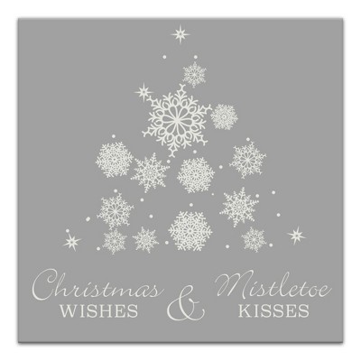 Creative Products Snowflake Christmas Tree 16 x 16 Canvas Wall Art
