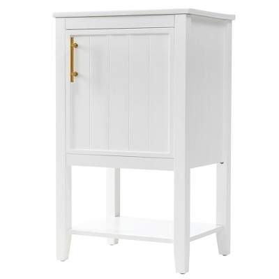 Dexmalle 20" Bathroom Vanity with Soft Closing Door and Open Shelf