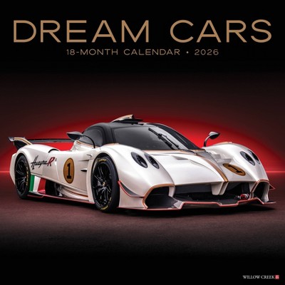 Willow Creek Press 2026 Dream Cars Wall Calendar