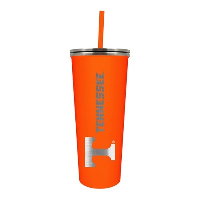 NCAA Tennessee Volunteers 24oz Skinny Tumbler with Straw
