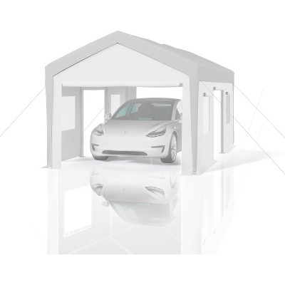 Carport Replacement Canopy Cover - Waterproof, UV Wind-Resistant,PE   (Cover ONLY, Frame NOT Included)