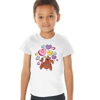 Toddler Boys' Scooby Doo! Valentine's Day Heart Candy Toddler Tee
