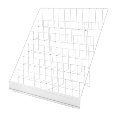 YIYIBYUS Tabletop Book Rack, Book Display Stand for Book Brochure Literature
