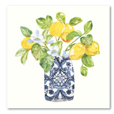 Courtside Market Lemon Life I Gallery-Wrapped Canvas