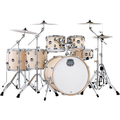 Mapex Mars Maple Studioease 6-Piece Shell Pack With 22" Bass Drum Natural Satin