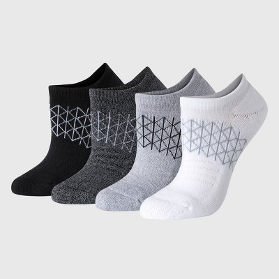 Hanes Women's Absolute Active 4pk Super No Show Socks - 5-9