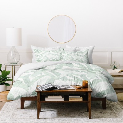Holli Zollinger Banana Leaves Duvet Set - Deny Designs