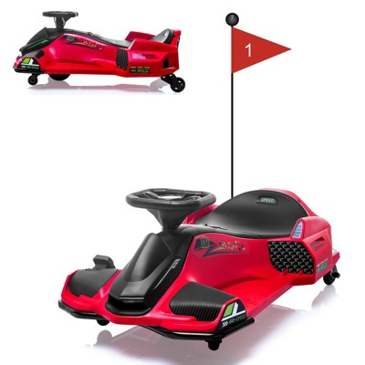 24V Kids Ride-On Drifting Car, Electric Drift Go-Kart With 180W Brushless Motor