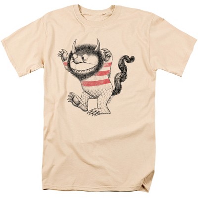 Men's Where The Wild Things Are Line Art T-Shirt