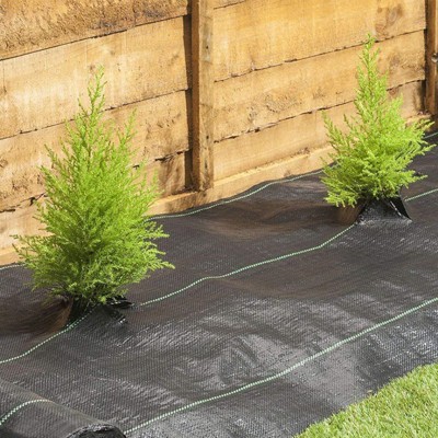 6ft x 300ft Heavy Duty Weed Barrier - 3.2oz Professional Landscape Fabric for Gardening & Construction