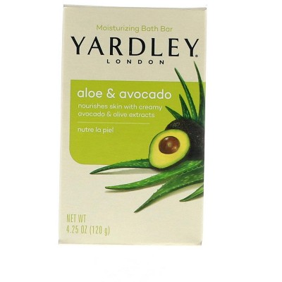 Yardley Aloe & Avocado Bath Bar, 4.25 oz
