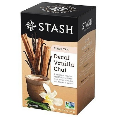 Decaf Vanilla Chai by Stash Tea  -  18 Bags Box