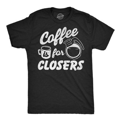 Mens Funny T Shirts Coffee Is for Losers Sarcastic Graphic Novelty Tee for Men - Crazy Dog Men's T Shirt For Coffee Lovers