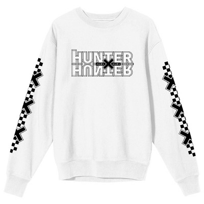 Hunter X Hunter Gon & Killua Character Art Crew Neck Long Sleeve White Adult Sweatshirt