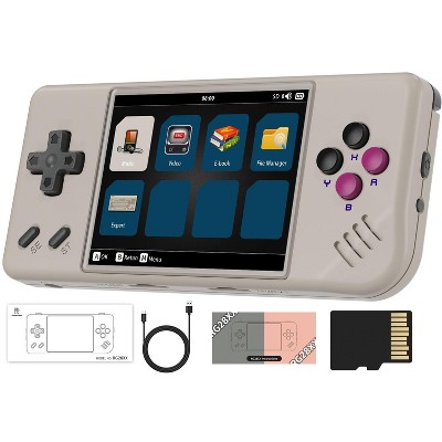 Acoinel RG28XX Retro Handheld Game with Linux System,2.83 Inch IPS Screen Built-in 64G TF Card 5516 Games Support Multimedia Application(Gray)