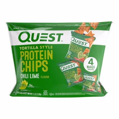 Quest Nutrition Tortilla Style Protein Chips - Chili Lime