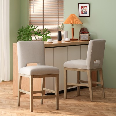Christopher Knight Home Coloma Contemporary Fabric Upholstered 27 Inch Counter Stools (Set of 2)