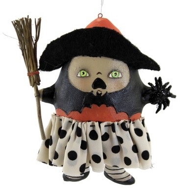 Bethany Lowe 5.25 In Startled Stella  Witch Halloween Tree Ornament , Halloween Decor Halloween Lowe Seeber (1PC)