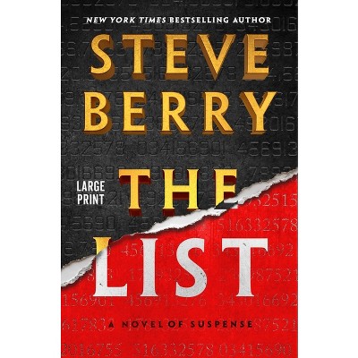The List - Large Print by  Steve Berry (Hardcover)