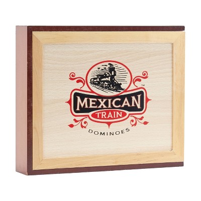 Front Porch Classics Mexican Train Dominoes Board Game: Includes Pieces, Instructions & Scoring Pads for 2-8 Players