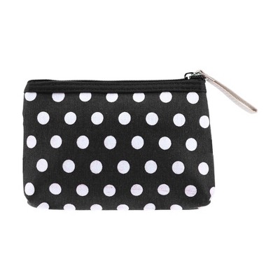 Unique Bargains Women's Durable Dots Cosmetic Bag 1 Pc