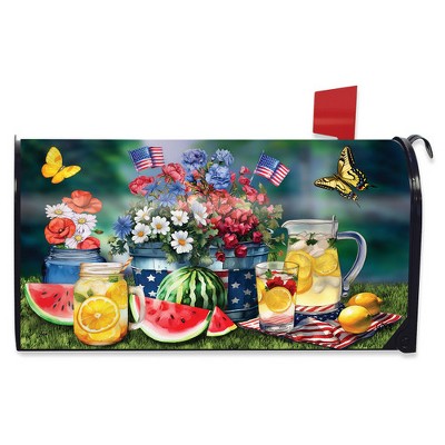 Briarwood Lane Summer Mailbox Cover  - Standard Size - American Lemonade For Summer Mailbox Cover