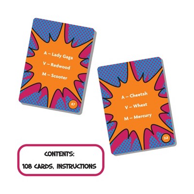 University Games What Am I? Tin Board Game: Language Skills Party for 2+ Players, 20-60 Minute Play, Cards Included