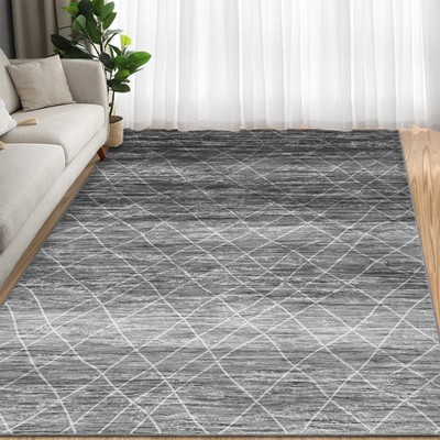Area Rugs for Living Room Machine Washable Rug Distressed Indoor Carpet