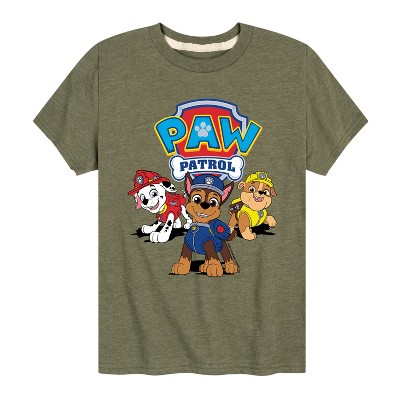 Boys' - Paw Patrol - Logo Group Short Sleeve Graphic T-Shirt