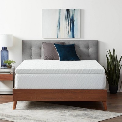 4" Gel Memory Foam Mattress Topper with Breathable Cover - Lucid