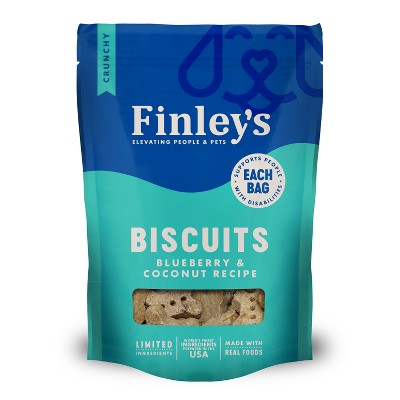 Finley's All Natural Blueberry and Coconut Biscuit Dog Treats
