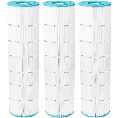 Hurricane 3 Pack HF8418-01 Advanced Pool Filter Cartridge Replacement for PJANCS200, Unicel C-8418, Filbur FC-0823, Jandy Industries CS 200