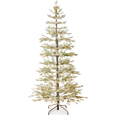 Best Choice Products Pre-Lit Sparse Christmas Tree w/ 2-in-1 LEDs, Cordless Connection