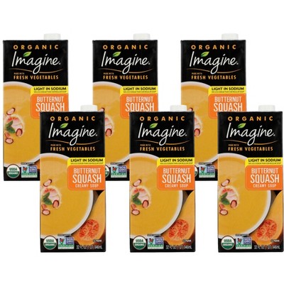 Imagine Light in Sodium Butternut Squash Creamy Soup - Case of 6/32 oz