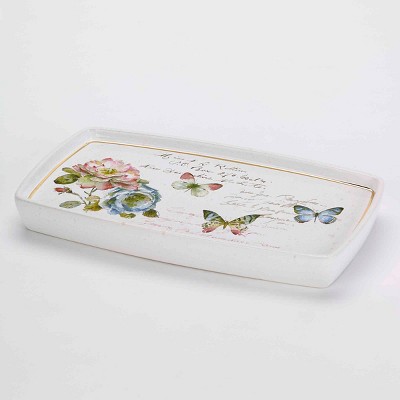 Avanti Linens Butterfly Garden Tray