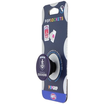 PopSockets PopGrip Expanding Stand Grip w/ Swappable Top - AFL Fremantle Dockers