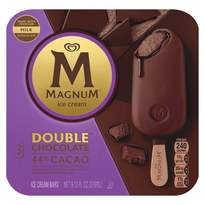 Magnum Double Chocolate Ice Cream Bars - 3ct/9.12 fl oz