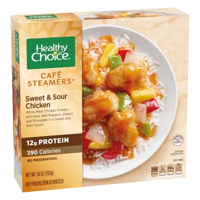 Healthy Choice Frozen Cafe Steamers Sweet & Sour Chicken - 10oz