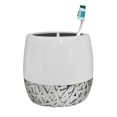 Bali Resin Toothbrush Holder - Nu Steel