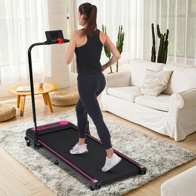 Electric Folding Walking Pad Treadmill with 2.5HP Motor, Incline & Dual Speed Controls