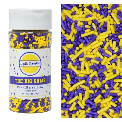 Mystic Sprinkles The Big Game: Purple & Yellow Jimmy Mix 3oz Bottle