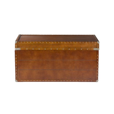 Steamer Trunk Coffee Table - Brown - SEI