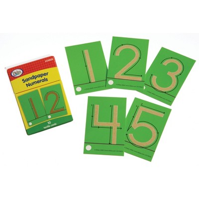 Didax Tactile Sandpaper Numbers Cards