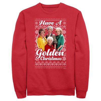 Men's The Golden Girls Ugly Christmas Portrait Sweatshirt