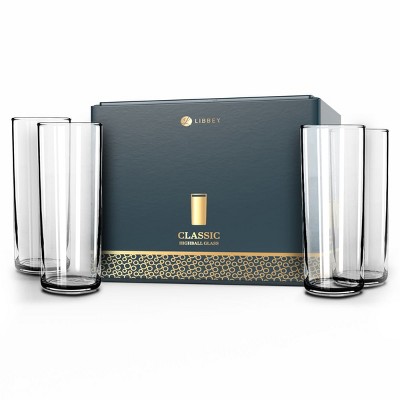 Libbey Classic Highball Drinking Glass, 11 ounce, Set of 6