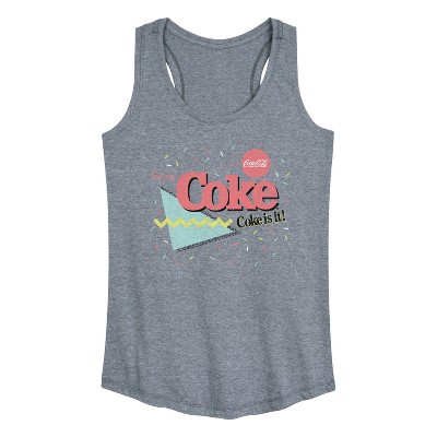 Women's - Coca-Cola - 90's Retro Style Graphic Racerback Tank